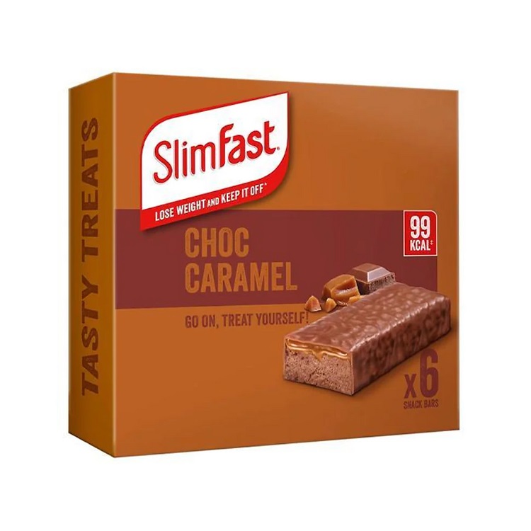 SlimFast - 零食棒巧克力焦糖味 30 x 26 克 (平行进口货)