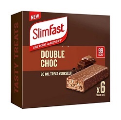 SlimFast - 零食棒双重朱古力味 30 x 26 克 (平行进口货)
