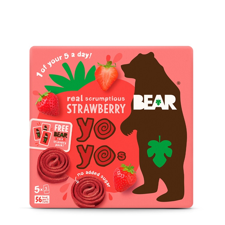 BEAR - 多件装草莓健康零食 20g x 5