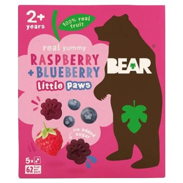 BEAR - 覆盆子蓝莓栗健康零食 20g x 5