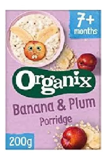 Organix - 有机香蕉、布冧燕麦糊 200g (7个月以上)(平行进行)