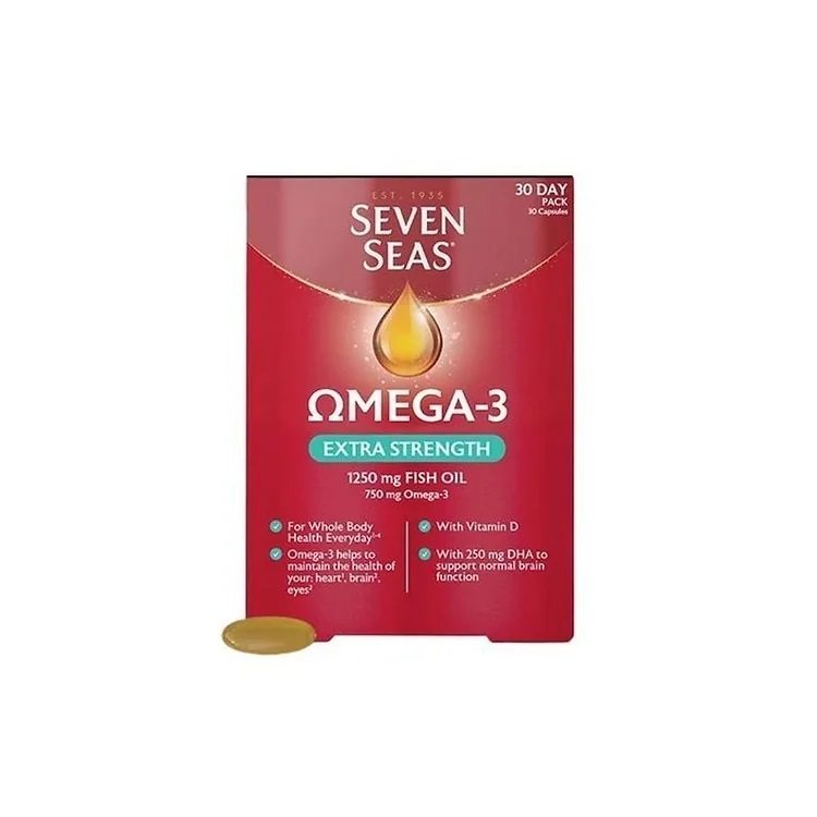 七海健络 - Omega 3 强效胶囊 30 粒 (平行进口货)