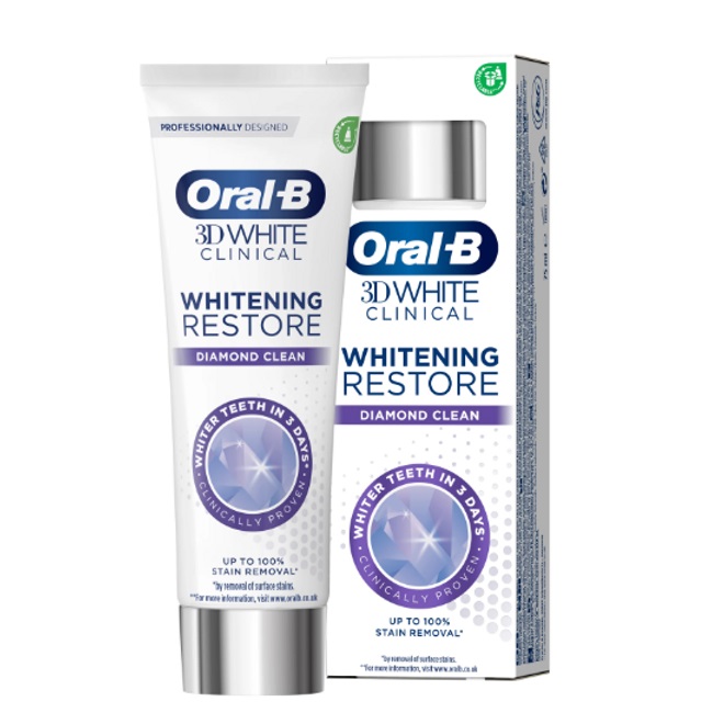 Oral-B - 3D 美白临床钻石牙膏 (平行进口货)