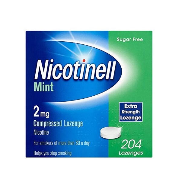 Nicotinell 尼古丁含片戒烟助剂 2 毫克 204 片 (平行进口货)