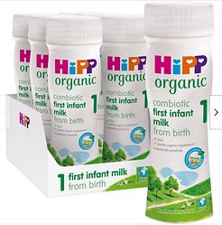 HiPP 喜宝 - 有机 1 段初生婴儿奶粉（6 x 200毫升瓶装)（平行进口）