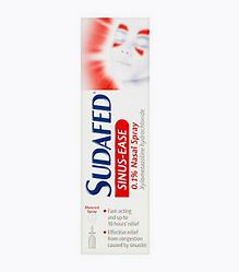 Sudafed Sinus Ease 0.1% 鼻腔喷雾剂 15ml (平行进口)