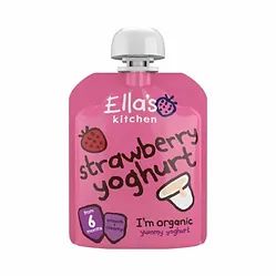 Ella's Kitchen - 第 1 阶段 6M+ 草莓美味酸奶 希腊风味 90G (平行进口货)