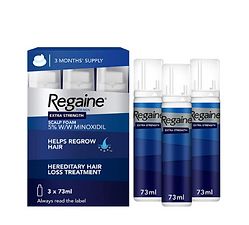 Regaine for Men 脱发和再生头皮泡沫护理 3个月用量 (平行进口货)