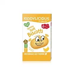Kiddylicious 香蕉脆饼 - 美味烘焙小吃 - 适合7个月以上 (平行进口)