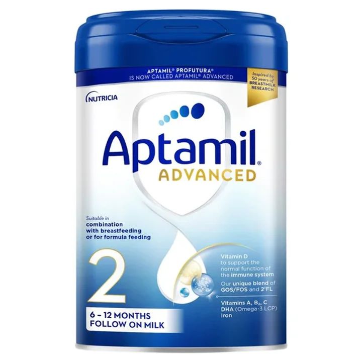 Aptamil - 白金版 英国直送 2号 初生婴儿配方奶粉 800g (平行进口货)