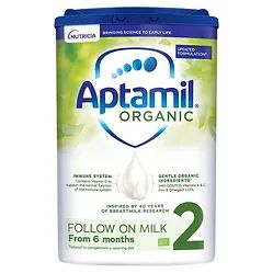 Aptamil - 有机第二阶段婴儿奶粉 适合6-12个月800g 英国直送