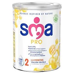 SMA® PRO 第 2 阶段 6 个月以上 婴儿的后续奶粉800 克 (平行进口货)