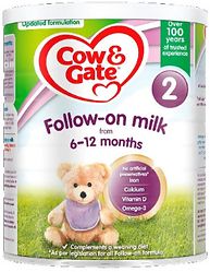Cow &amp; Gate 2奶粉6-12个月婴儿配方，700g 铁罐 英国直送 (平行进口)
