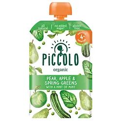 Piccolo - 有机梨、苹果和春季蔬菜第 1 阶段 100g