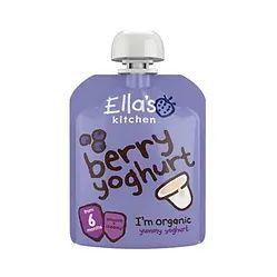 Ella's Kitchen - 第 1 阶段 6M+ 蓝莓美味酸奶 希腊风味 90G (