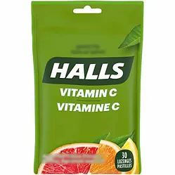 Halls - 综合柑橘维他命C硬糖30粒x2