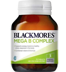 BLACKMORES - 复合多种维生素B族 75粒 MEGA COMPLEX B